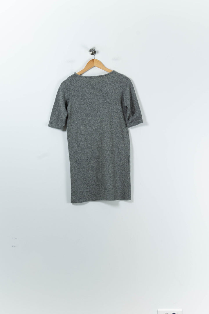 Robe Droite Grise - Taille S/36 de la marque Sessùn | PARAD91268 - Vendu par Paradigme - Image 4