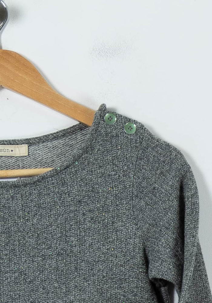 Robe Droite Grise - Taille S/36 de la marque Sessùn | PARAD91268 - Vendu par Paradigme - Image 3