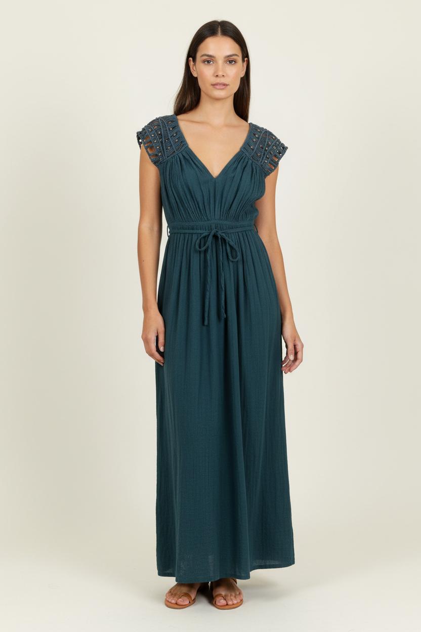 Robe Longue Bleue - Taille XS/34 de la marque Mes Demoiselles Paris | PARAD91270 - Vendu par Paradigme - Image 1