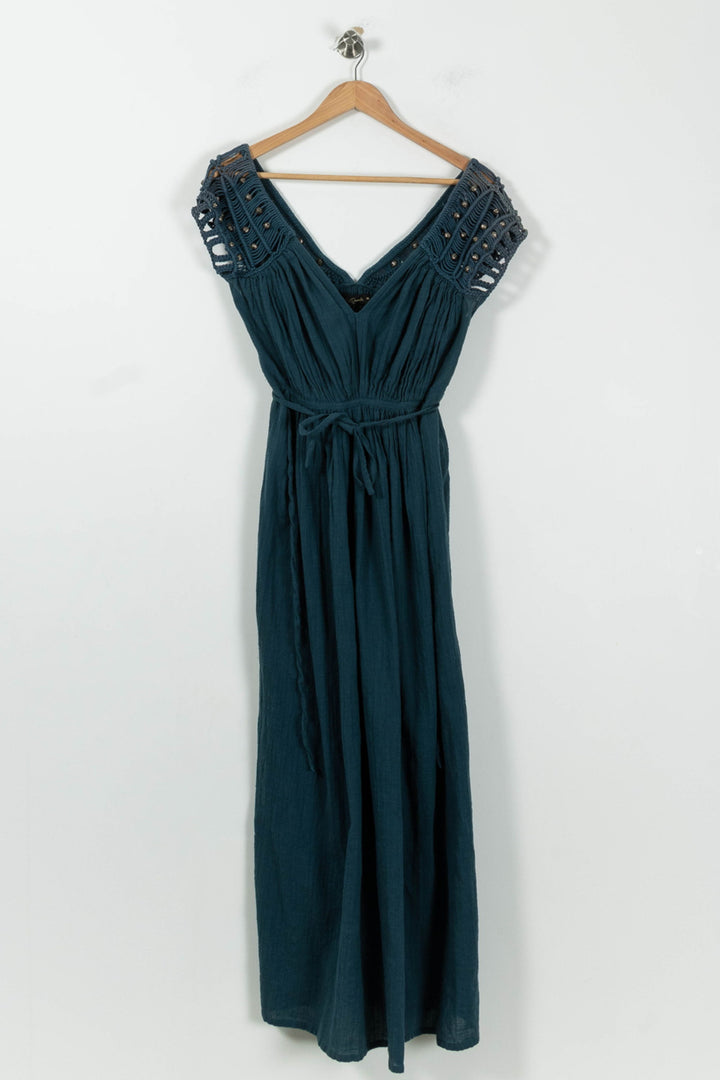 Robe Longue Bleue - Taille XS/34 de la marque Mes Demoiselles Paris | PARAD91270 - Vendu par Paradigme - Image 2