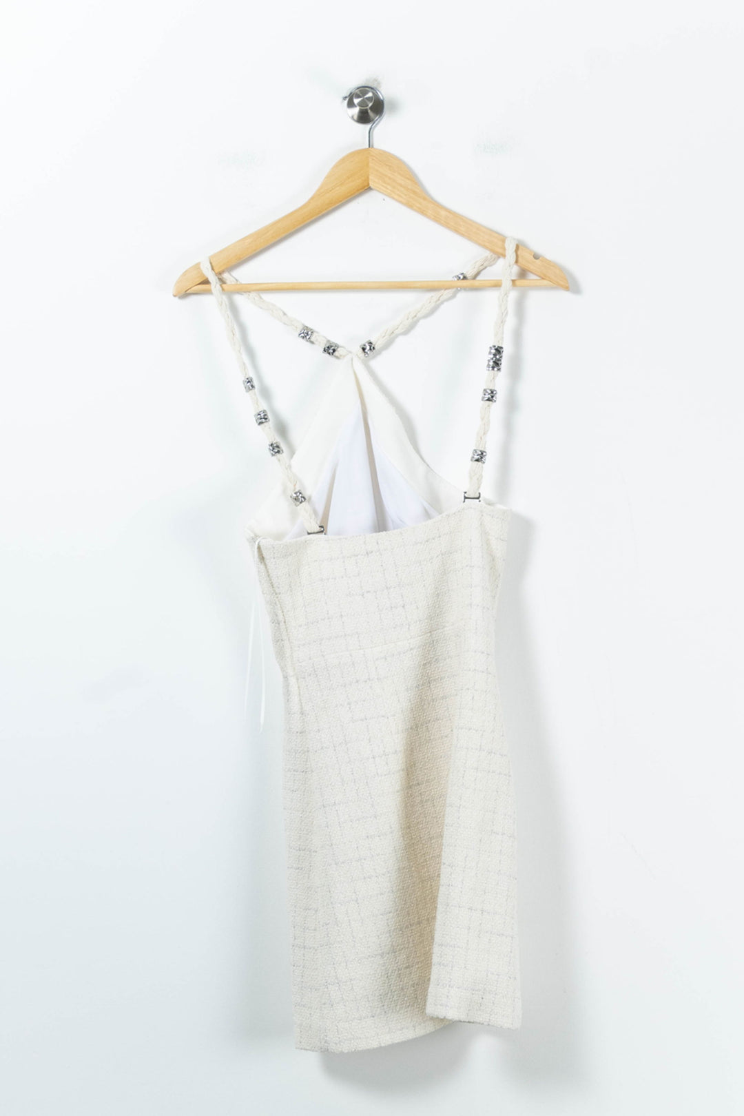 Robe Courte Blanche - Taille S/36 de la marque Maje | PARAD91272 - Vendu par Paradigme - Image 4