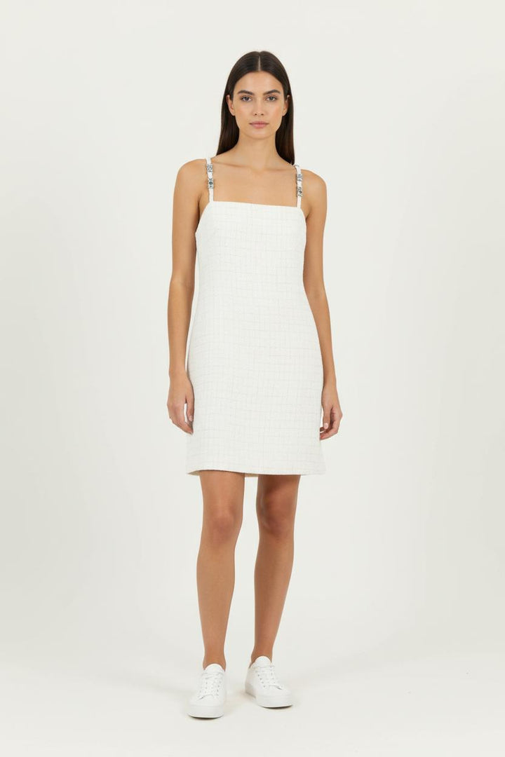 Robe Courte Blanche - Taille S/36 de la marque Maje | PARAD91272 - Vendu par Paradigme - Image 1