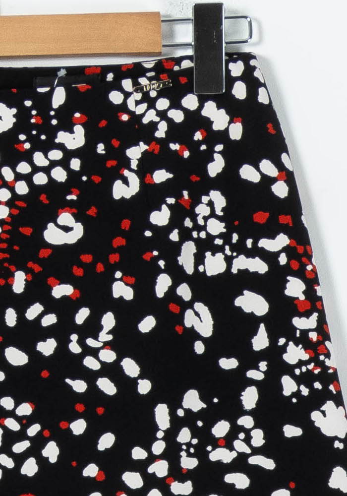 Jupe Courte Noire Blanche et Rouge - Taille XL/42 de la marque Liu Jo | PARAD91276 - Vendu par Paradigme - Image 3
