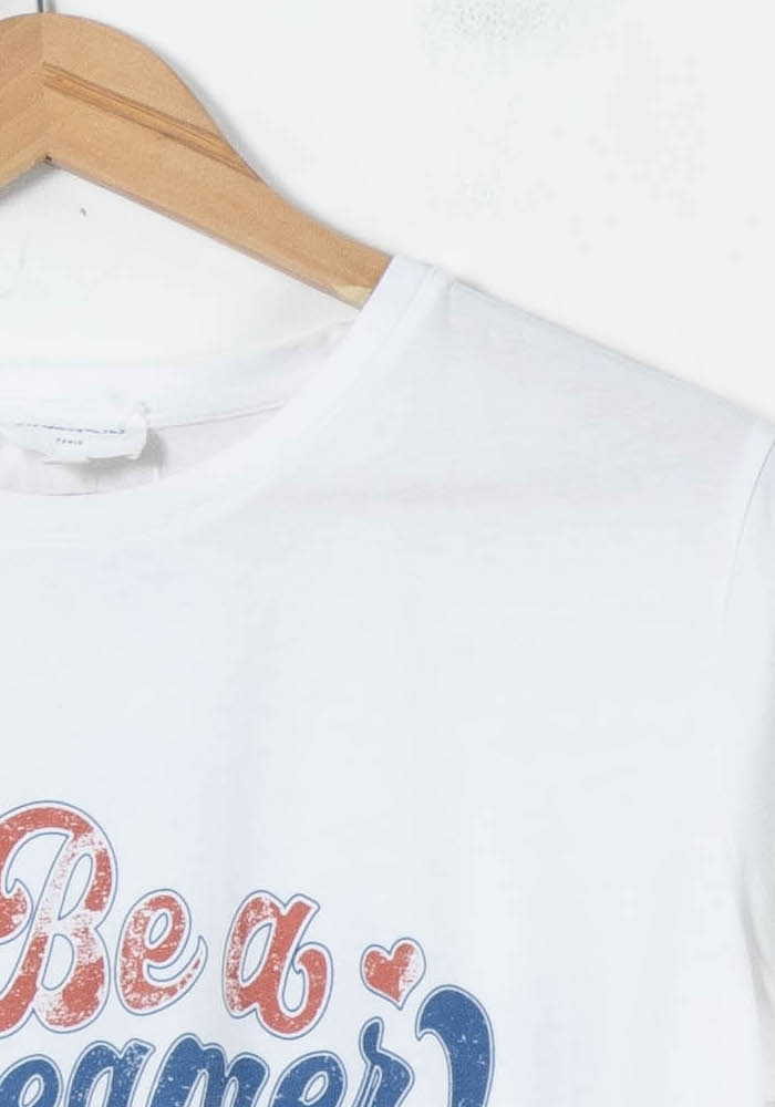 Tee-shirt Blanc - Taille S/36 de la marque Maison 123 | PARAD91286 - Vendu par Paradigme - Image 3