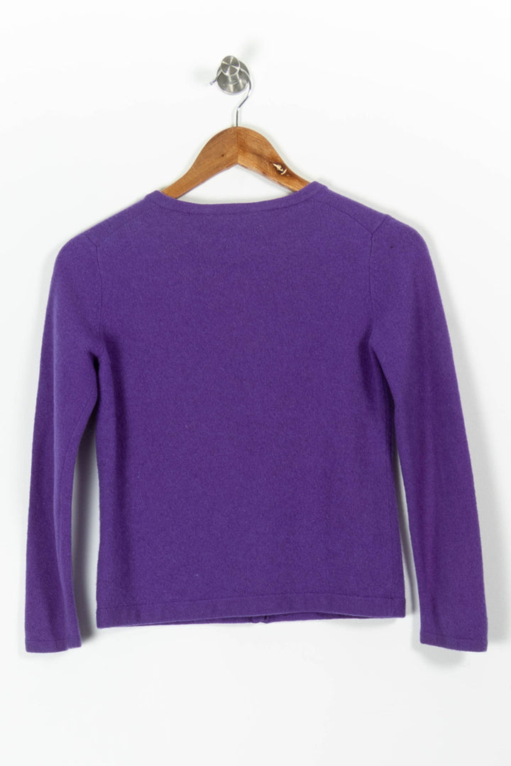 Cardigan Violet - Taille XS/34 de la marque Rodier | PARAD91307 - Vendu par Paradigme - Image 4