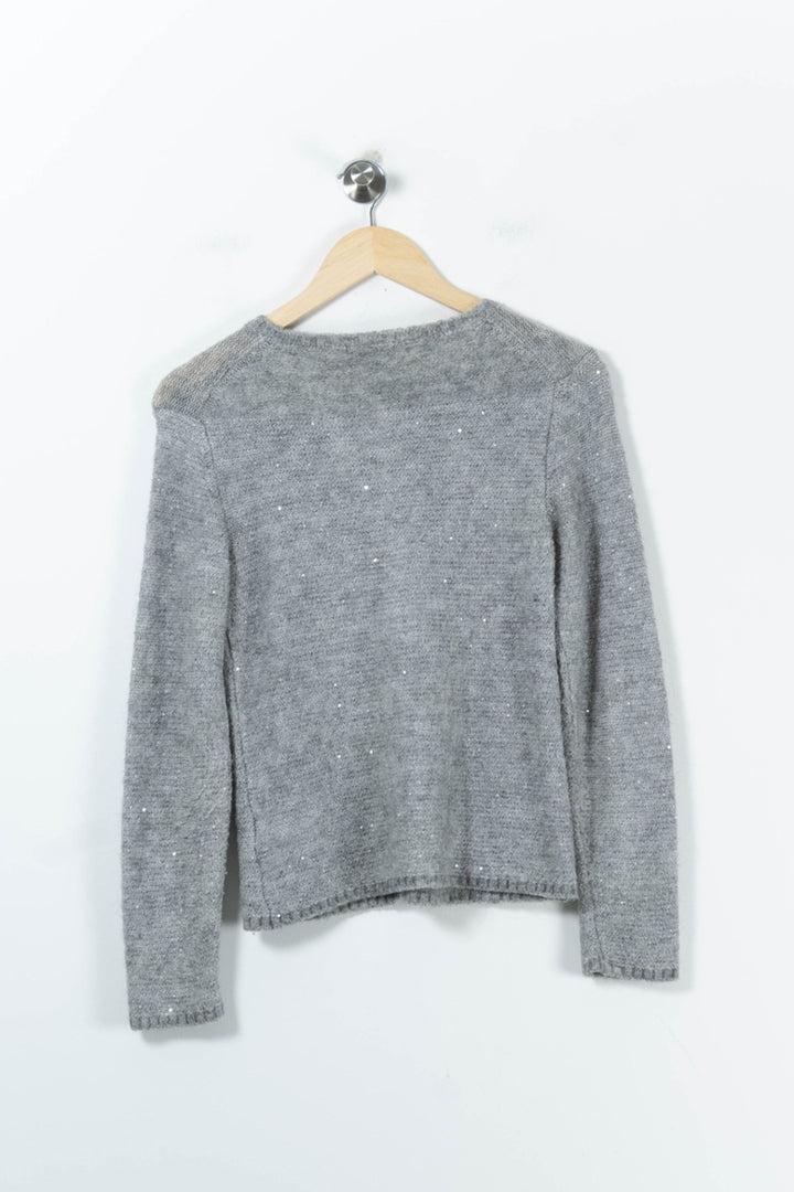Cardigan Gris - Taille S/36 de la marque Caroll | PARAD91308 - Vendu par Paradigme - Image 4