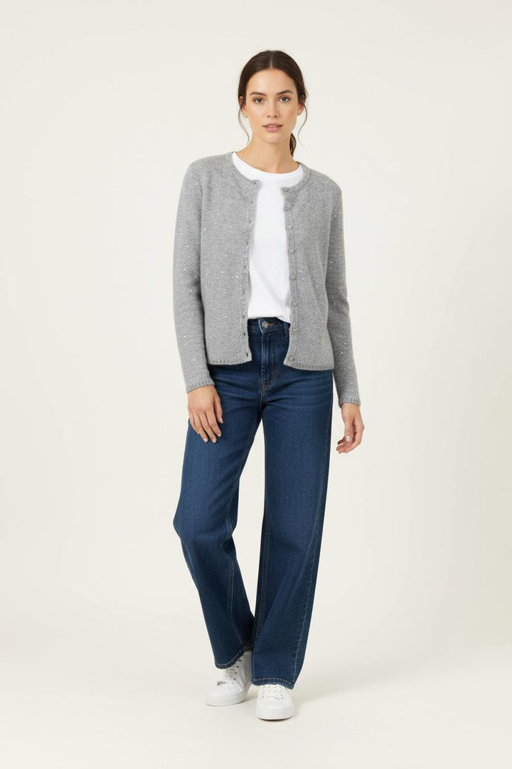 Cardigan Gris - Taille S/36 de la marque Caroll | PARAD91308 - Vendu par Paradigme - Image 1