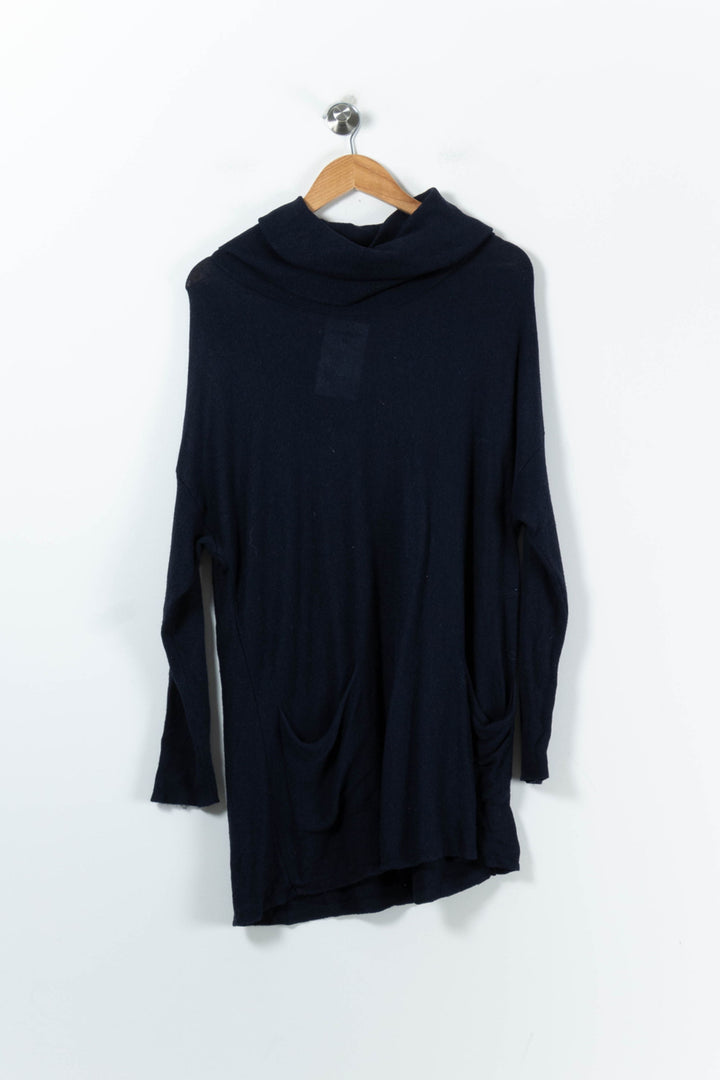Pull Bleu - Taille M/38 de la marque La Fée Maraboutée | PARAD91310 - Vendu par Paradigme - Image 2