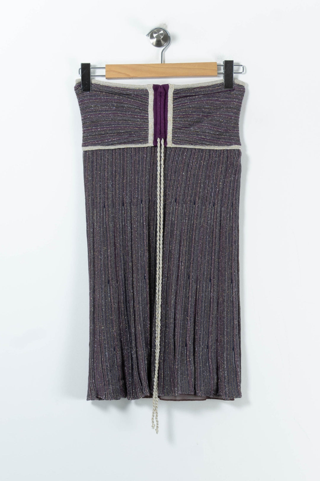 Jupe Plissée Violette - Taille S/36 de la marque Maje | PARAD91312 - Vendu par Paradigme - Image 2