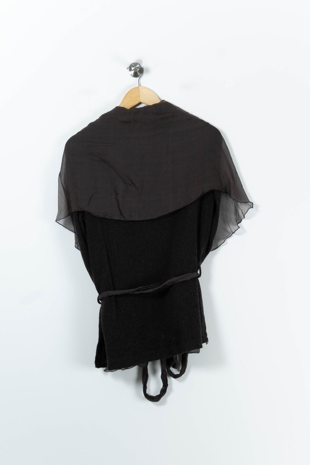 Cardigan Marron - Taille S/36 de la marque La Fée Maraboutée | PARAD91314 - Vendu par Paradigme - Image 4