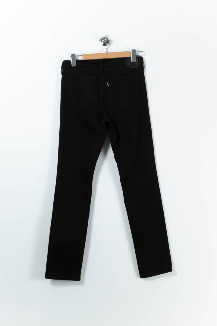 Jean Slim Noir - Taille M/38 de la marque Levi's | PARAD91316 - Vendu par Paradigme - Image 4