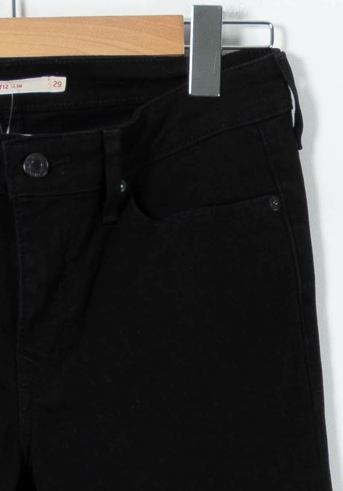 Jean Slim Noir - Taille M/38 de la marque Levi's | PARAD91316 - Vendu par Paradigme - Image 3