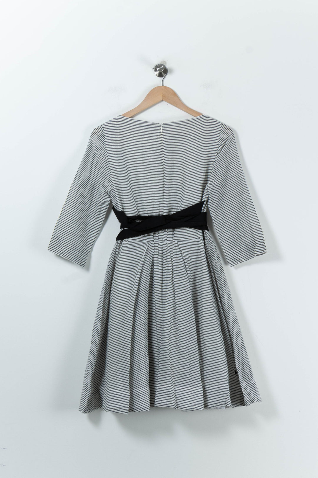 Robe Midi Grise et Noire - Taille M/38 de la marque Tara Jarmon | PARAD91319 - Vendu par Paradigme - Image 4