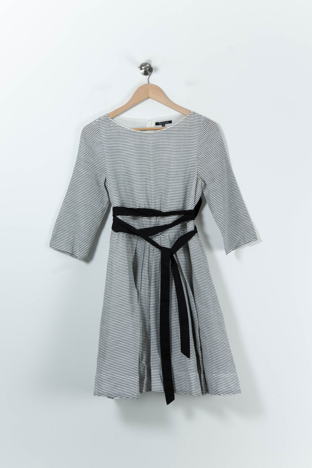 Robe Midi Grise et Noire - Taille M/38 de la marque Tara Jarmon | PARAD91319 - Vendu par Paradigme - Image 2