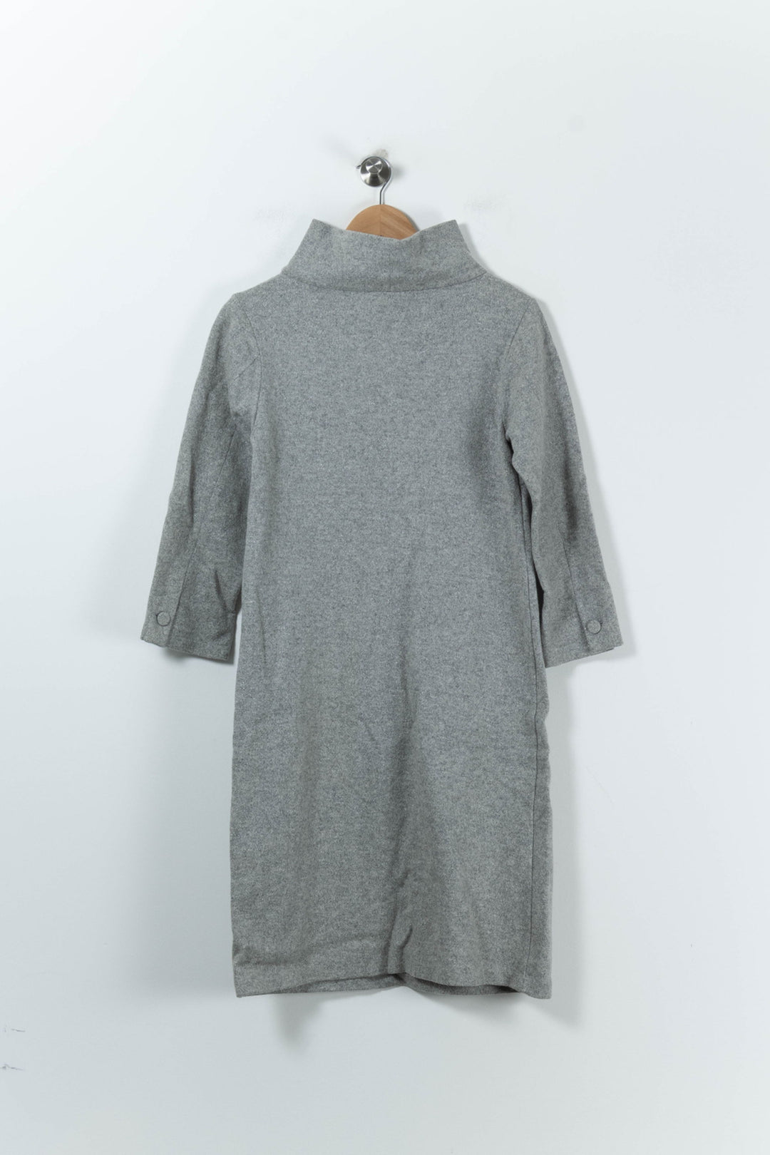 Robe Midi Grise - Taille S/36 de la marque Agnès b. | PARAD91328 - Vendu par Paradigme - Image 4