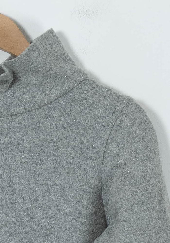 Robe Midi Grise - Taille S/36 de la marque Agnès b. | PARAD91328 - Vendu par Paradigme - Image 3
