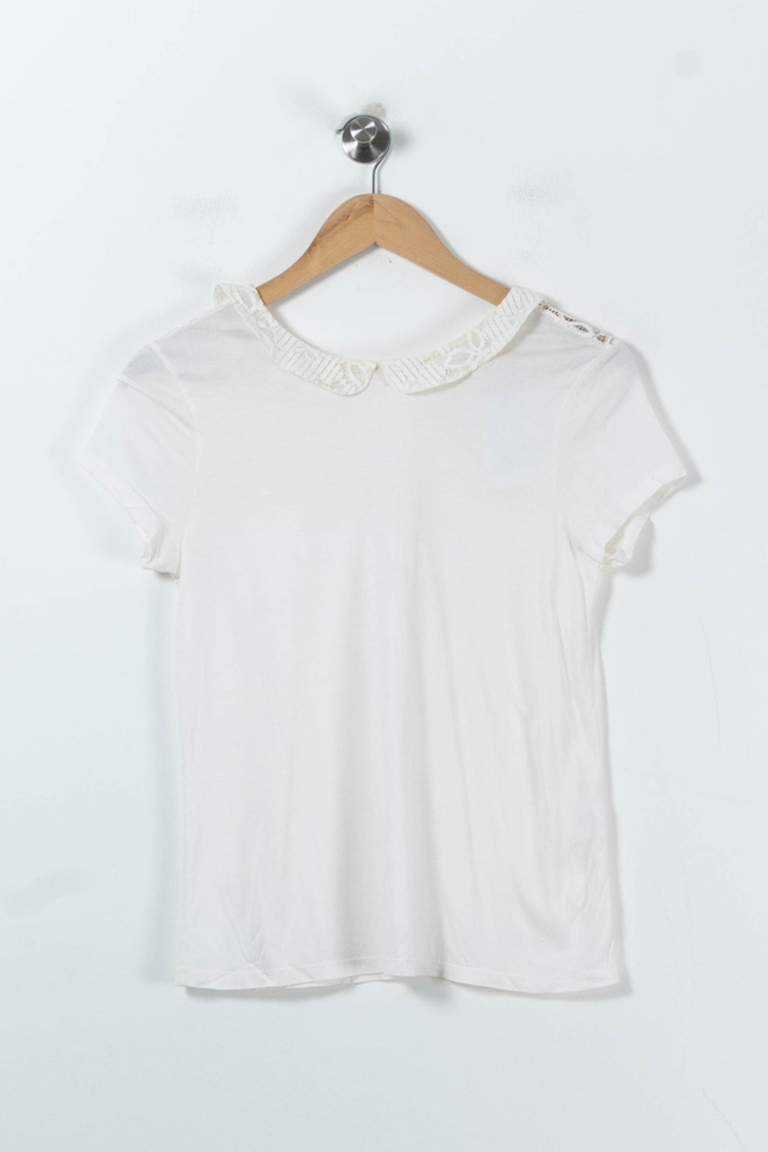 T-shirt Blanc - Taille S/36 de la marque Claudie Pierlot | PARAD91329 - Vendu par Paradigme - Image 4