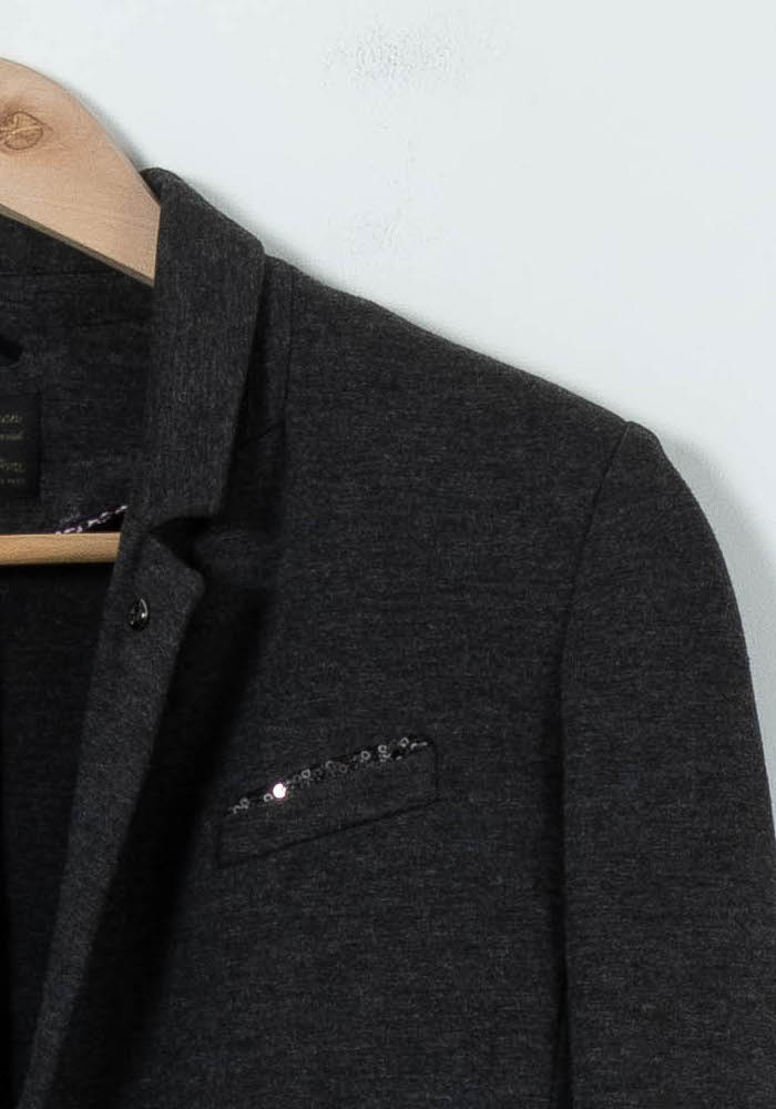 Blazer Gris - Taille S/36 de la marque IKKS | PARAD91336 - Vendu par Paradigme - Image 3