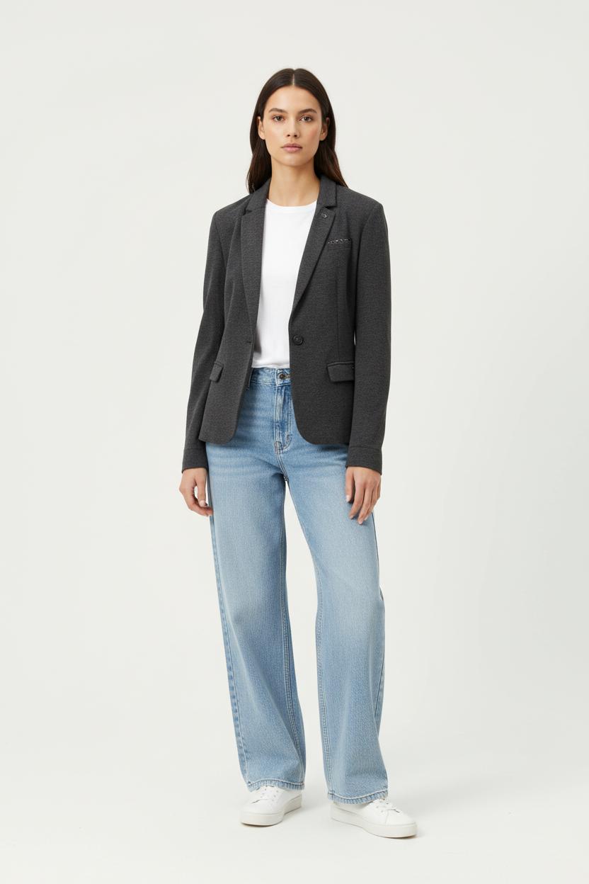 Blazer Gris - Taille S/36 de la marque IKKS | PARAD91336 - Vendu par Paradigme - Image 1