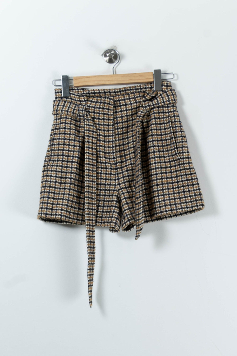 Shorts Marron et Beige - Taille S/36 de la marque Sézane | PARAD91339 - Vendu par Paradigme - Image 2