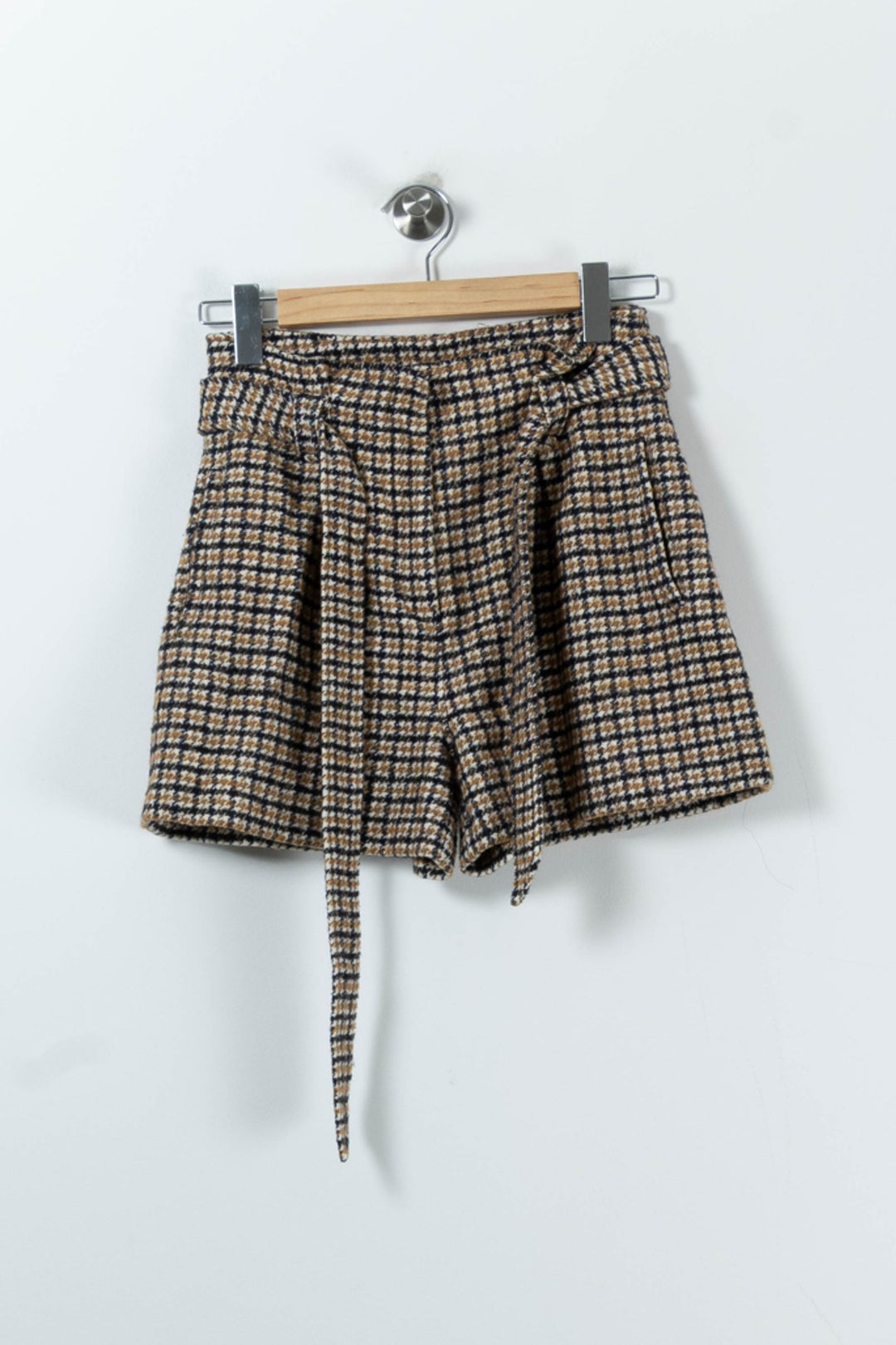 Shorts Marron et Beige - Taille S/36 de la marque Sézane | PARAD91339 - Vendu par Paradigme - Image 2