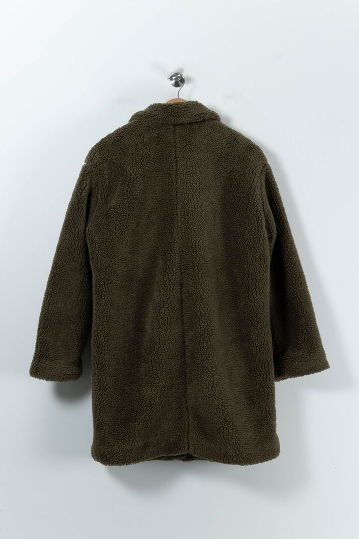 Manteau En Laine Verte - Taille XS/34 de la marque La Fée Maraboutée | PARAD91343 - Vendu par Paradigme - Image 4