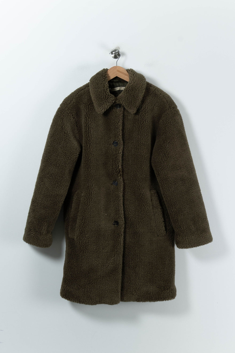 Manteau En Laine Verte - Taille XS/34 de la marque La Fée Maraboutée | PARAD91343 - Vendu par Paradigme - Image 2