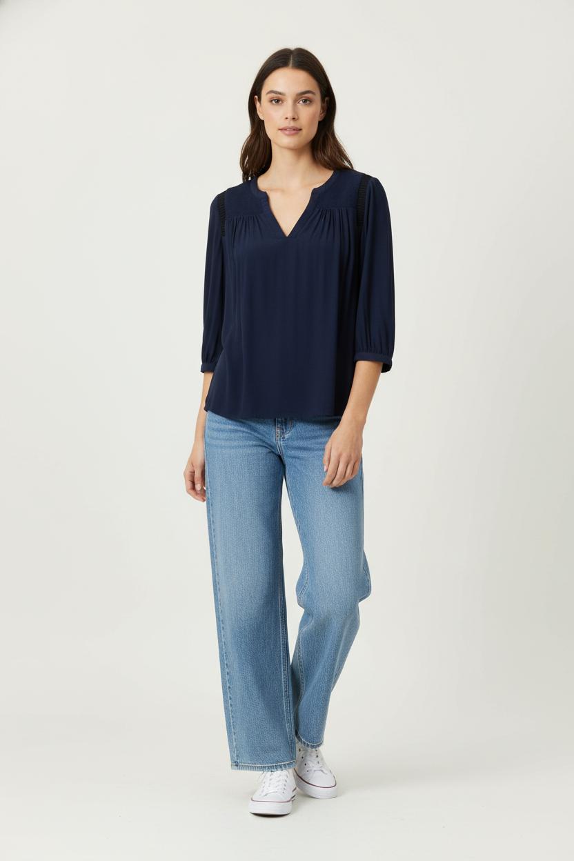 Blouse Bleue - Taille XS/34 de la marque Sud express | PARAD91355 - Vendu par Paradigme - Image 1
