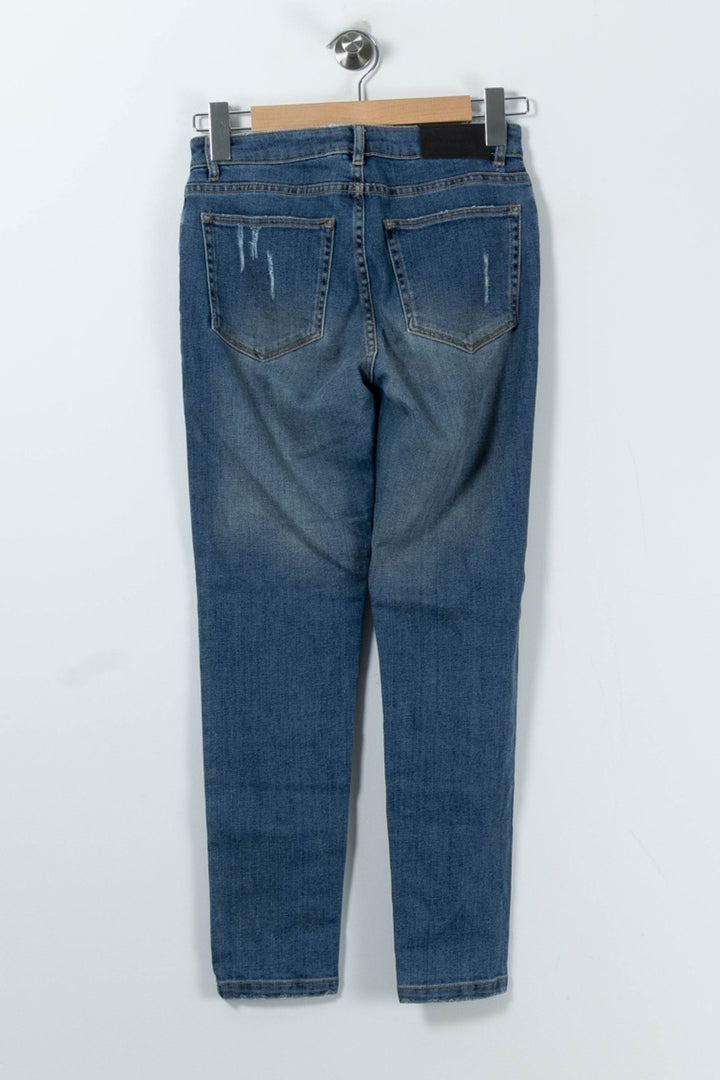 Jean Délavé Bleu - Taille XS/34 de la marque The Kooples | PARAD91376 - Vendu par Paradigme - Image 4