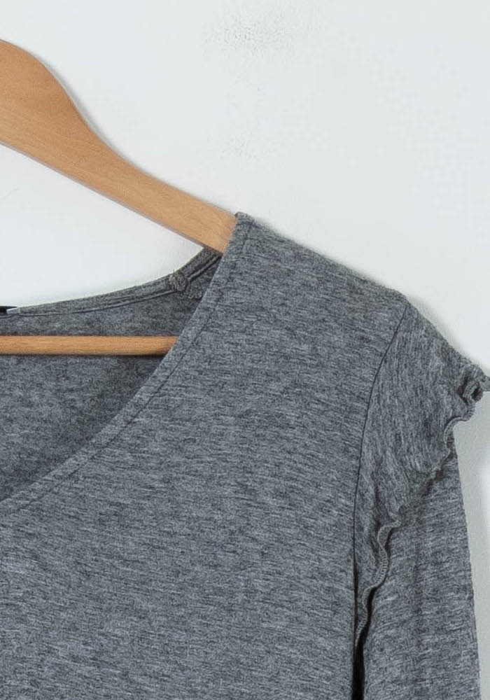 Tee-shirt à Manches Longues Gris - Taille S/36 de la marque ZAPA | PARAD91387 - Vendu par Paradigme - Image 3