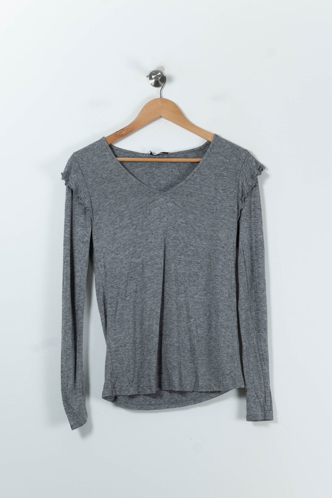 Tee-shirt à Manches Longues Gris - Taille S/36 de la marque ZAPA | PARAD91387 - Vendu par Paradigme - Image 2