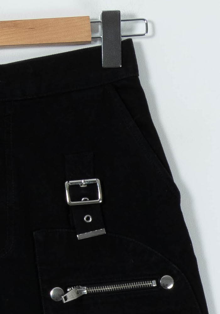 Jupe Cargo Noire - Taille S/36 de la marque The Kooples | PARAD91397 - Vendu par Paradigme - Image 3
