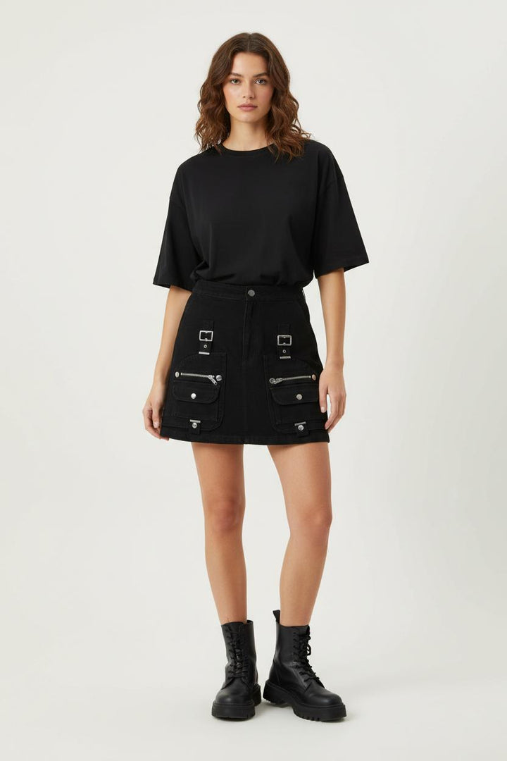 Jupe Cargo Noire - Taille S/36 de la marque The Kooples | PARAD91397 - Vendu par Paradigme - Image 1