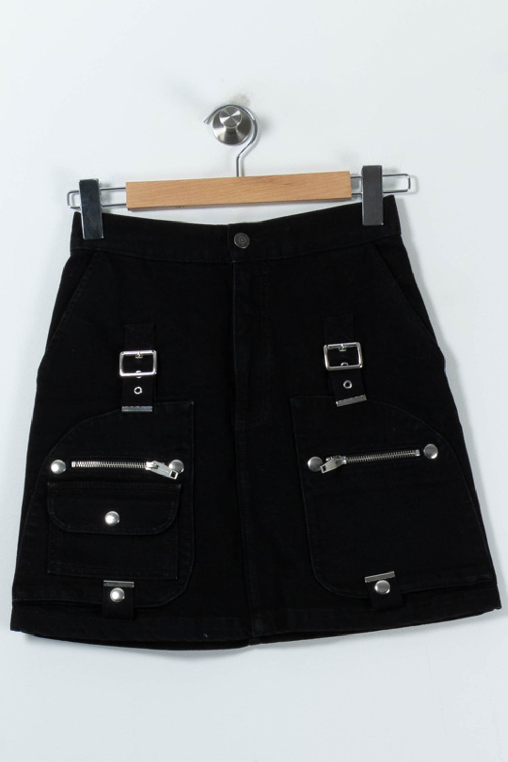 Jupe Cargo Noire - Taille S/36 de la marque The Kooples | PARAD91397 - Vendu par Paradigme - Image 2
