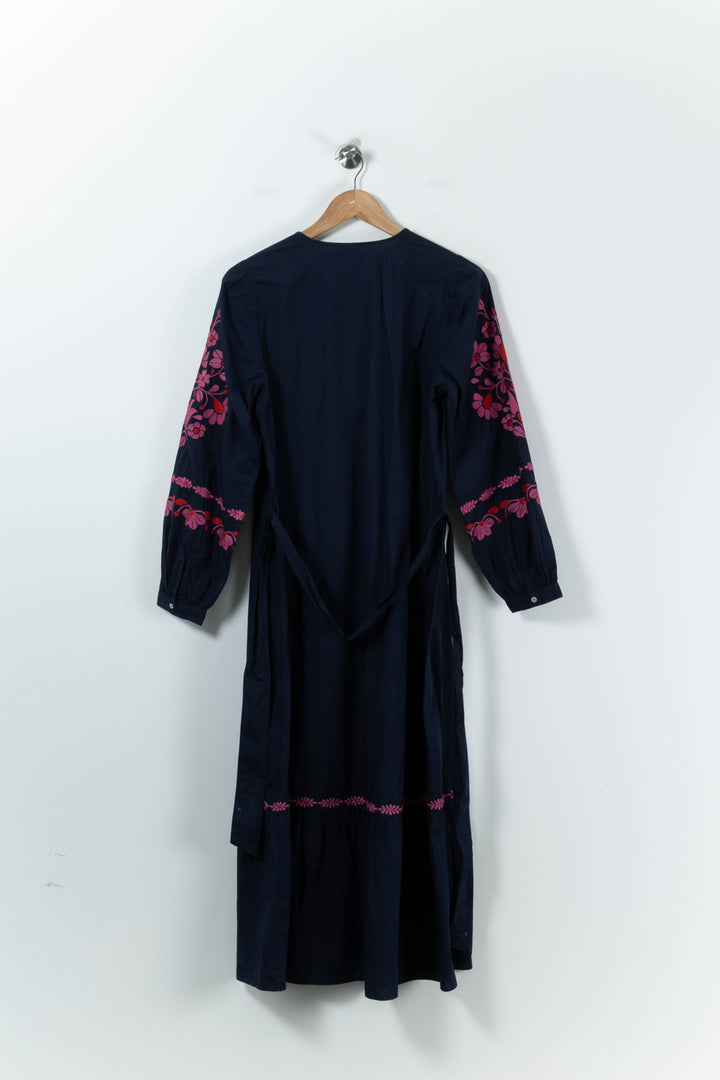 Robe Longue Bleu et Rose - Taille M/38 de la marque Sud express | PARAD91405 - Vendu par Paradigme - Image 4