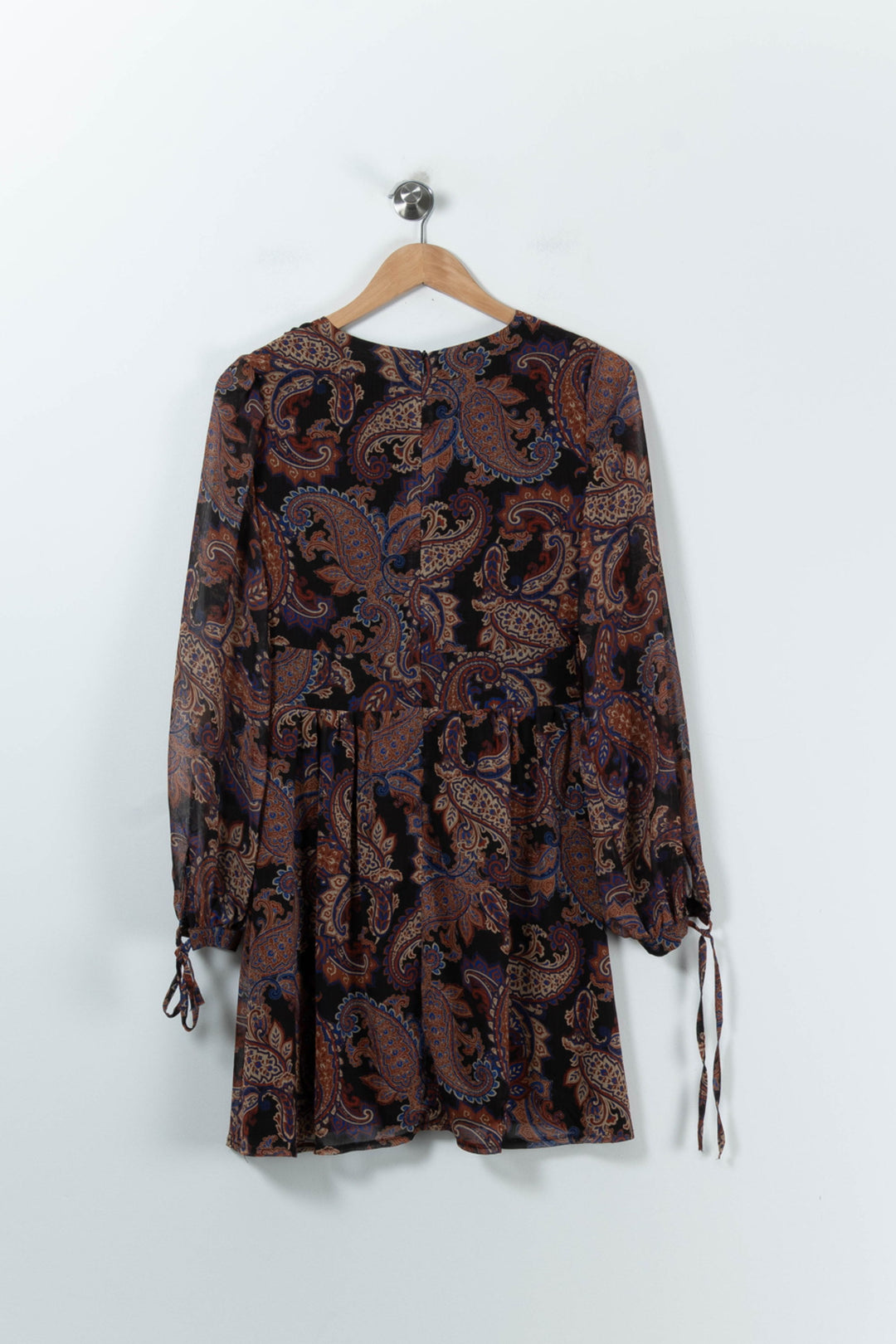 Robe Courte Marron et Noire - Taille S/36 de la marque Opullence | PARAD91409 - Vendu par Paradigme - Image 4