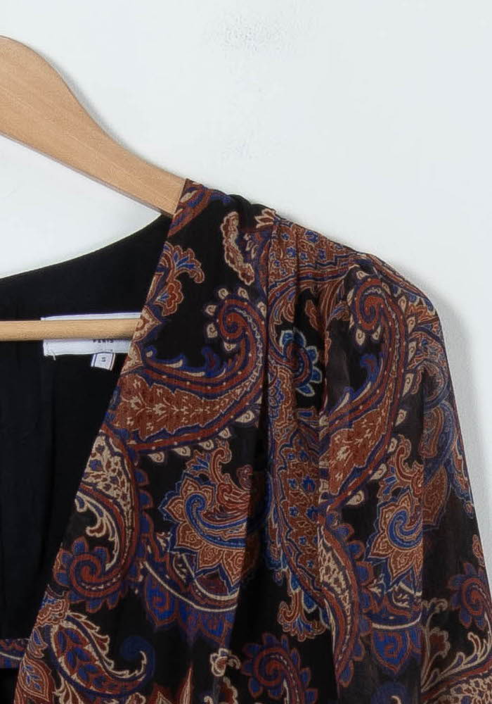 Robe Courte Marron et Noire - Taille S/36 de la marque Opullence | PARAD91409 - Vendu par Paradigme - Image 3