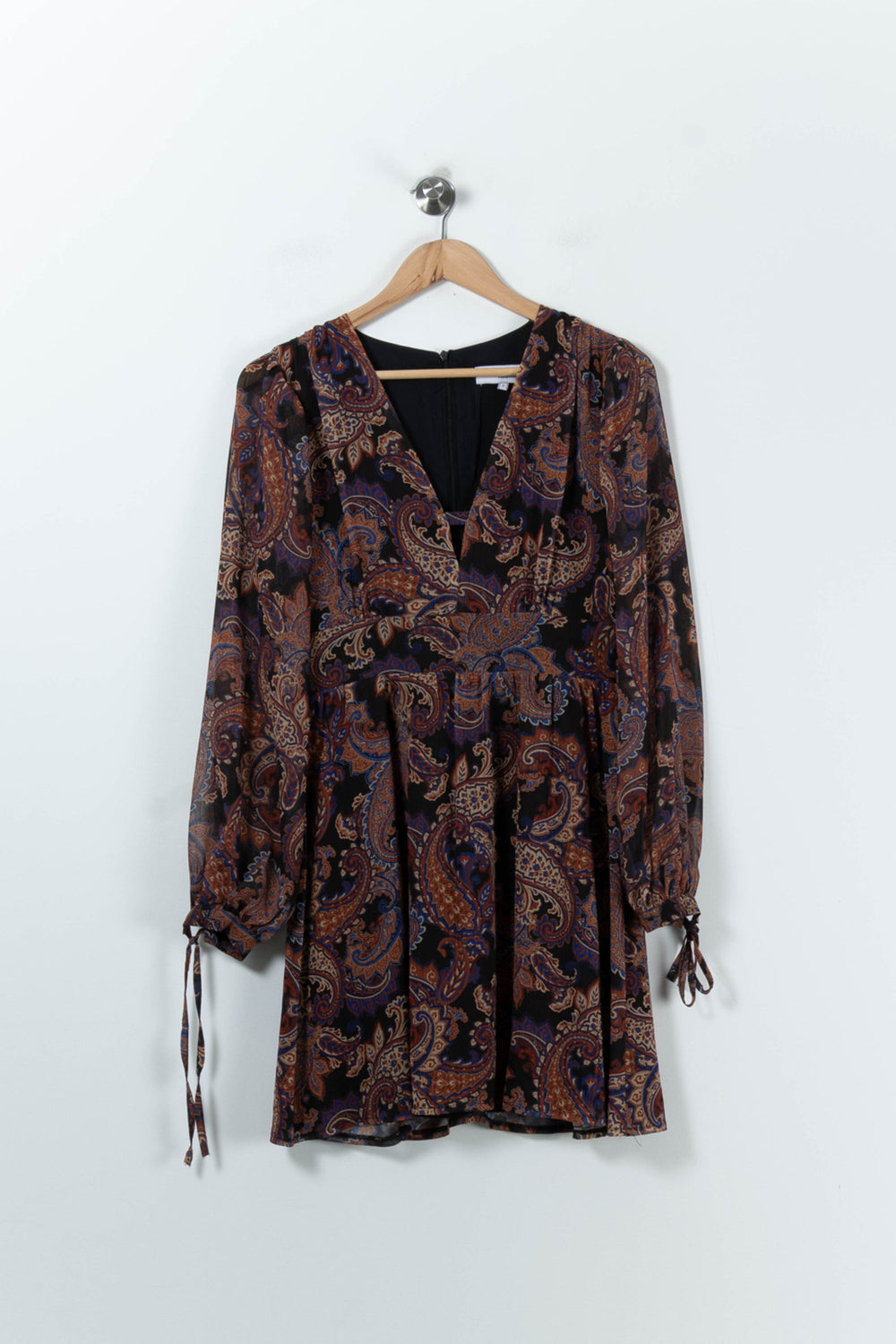 Robe Courte Marron et Noire - Taille S/36 de la marque Opullence | PARAD91409 - Vendu par Paradigme - Image 2