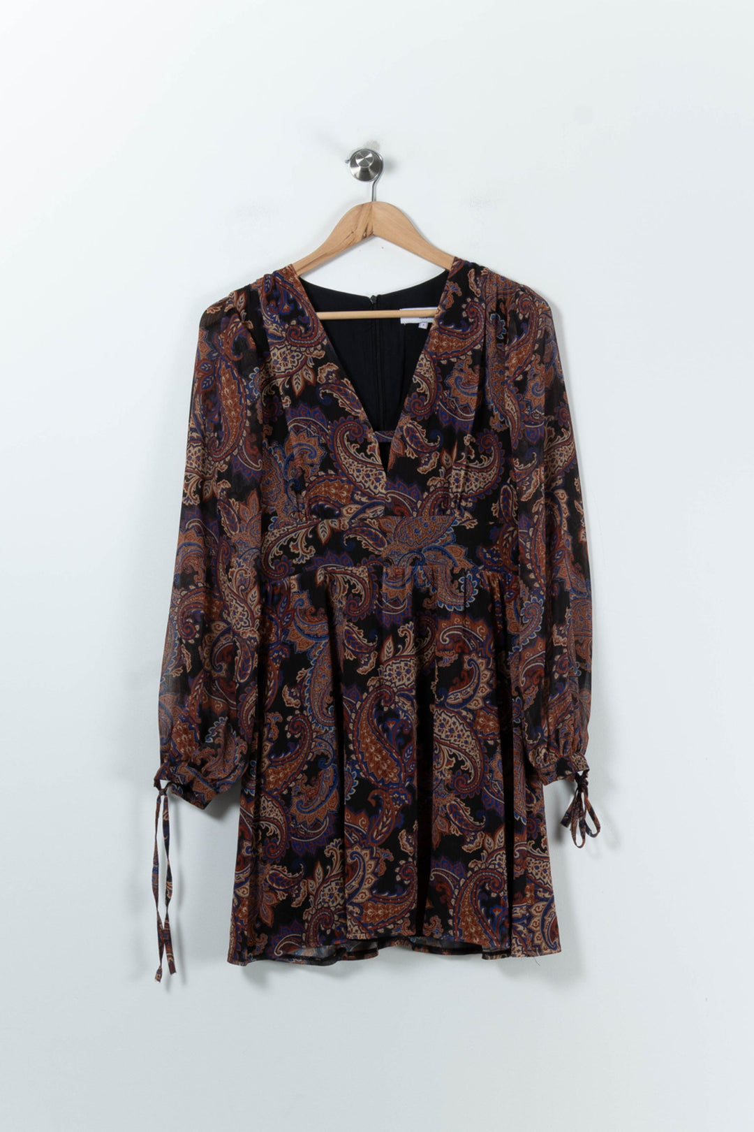 Robe Courte Marron et Noire - Taille S/36 de la marque Opullence | PARAD91409 - Vendu par Paradigme - Image 2