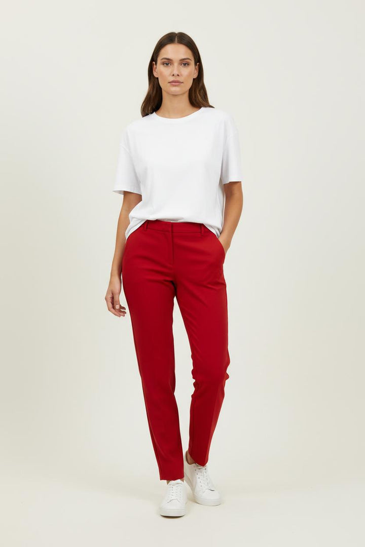 Pantalon Rouge - Taille XS/34 de la marque IKKS | PARAD91412 - Vendu par Paradigme - Image 1