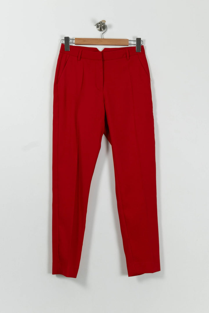 Pantalon Rouge - Taille XS/34 de la marque IKKS | PARAD91412 - Vendu par Paradigme - Image 2