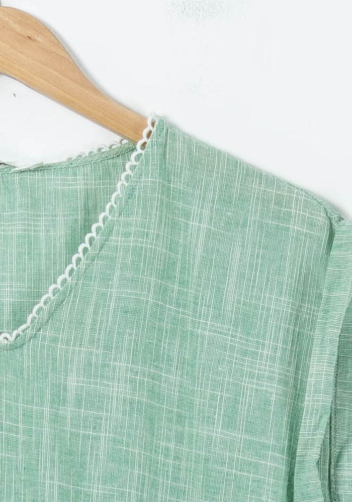 Robe Courte Verte - Taille M/38 de la marque Garance Paris | PARAD91418 - Vendu par Paradigme - Image 3