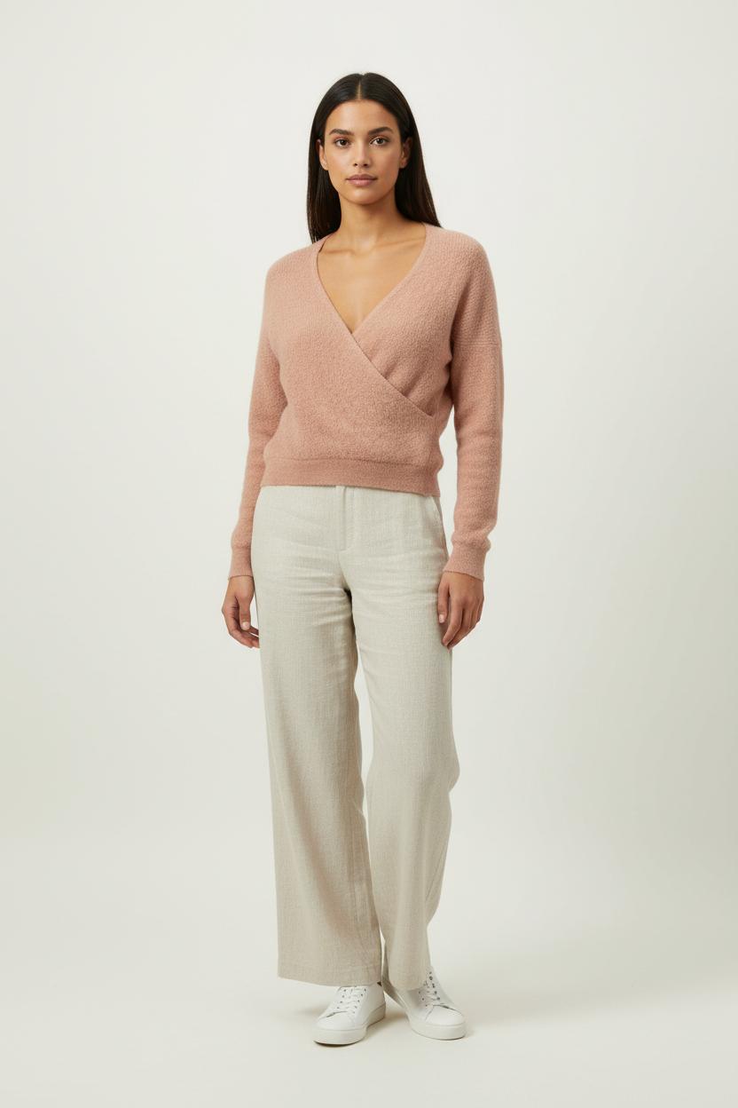 Cache-cœur Rose - Taille S/36 de la marque ba&sh | PARAD91422 - Vendu par Paradigme - Image 1
