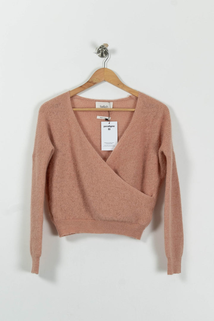 Cache-cœur Rose - Taille S/36 de la marque ba&sh | PARAD91422 - Vendu par Paradigme - Image 2