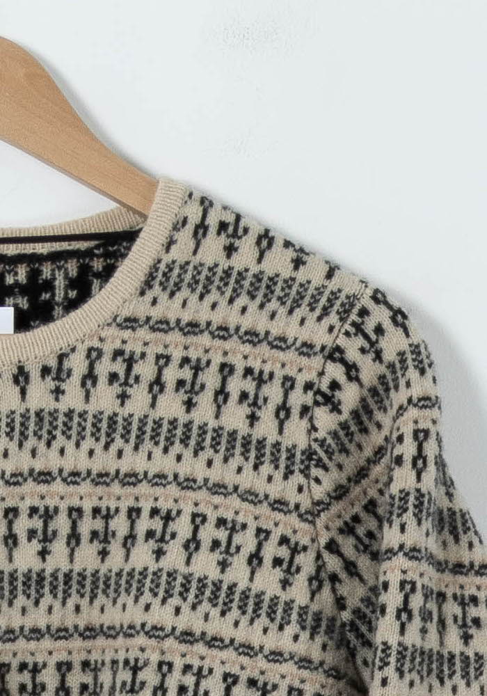 Cardigan Beige et Noir - Taille M/38 de la marque Pablo | PARAD91427 - Vendu par Paradigme - Image 3