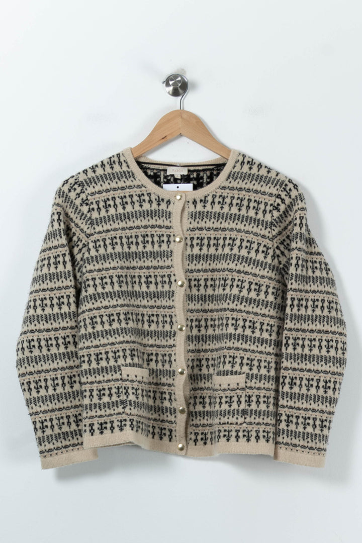 Cardigan Beige et Noir - Taille M/38 de la marque Pablo | PARAD91427 - Vendu par Paradigme - Image 2