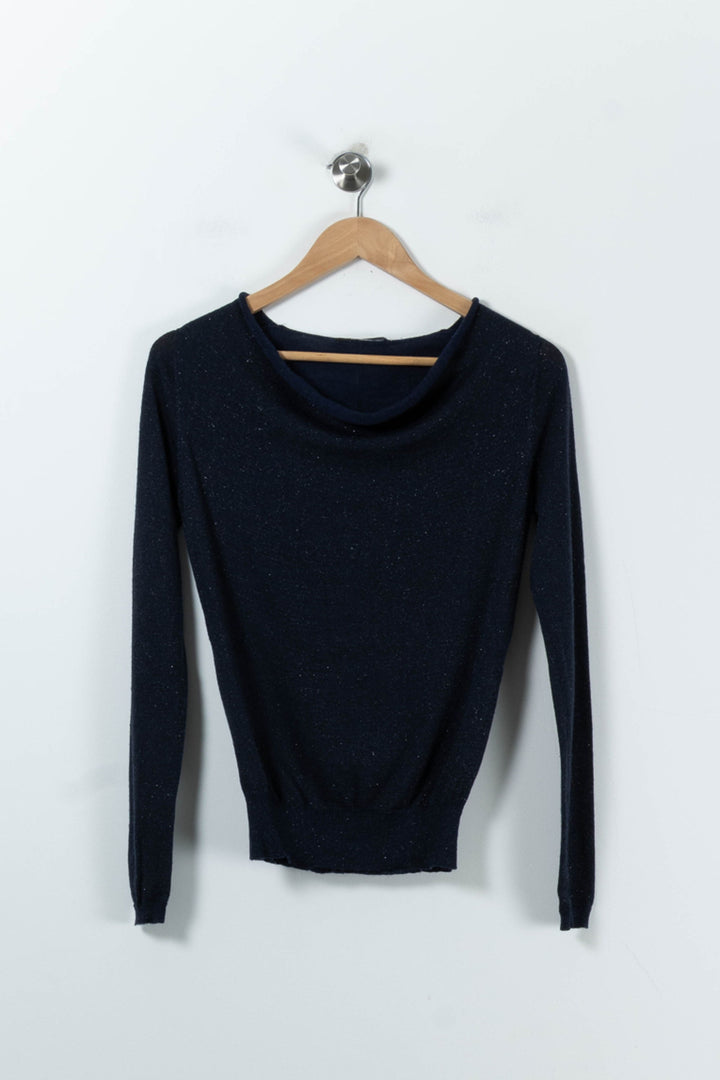 Pull Bleu - Taille XS/34 de la marque Kookai | PARAD91433 - Vendu par Paradigme - Image 2