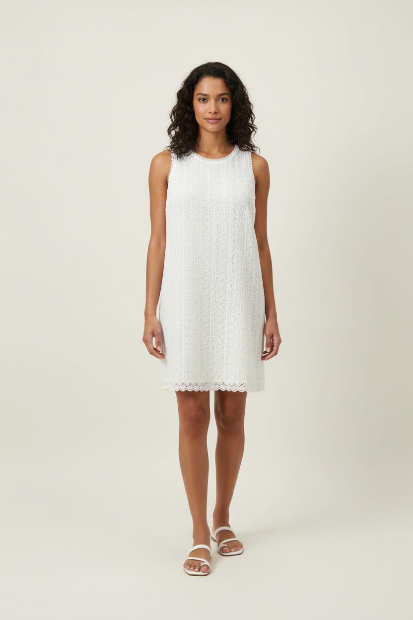 Robe Dentelle Blanche - Taille S/36 de la marque Petite Mendigote | PARAD91436 - Vendu par Paradigme - Image 1