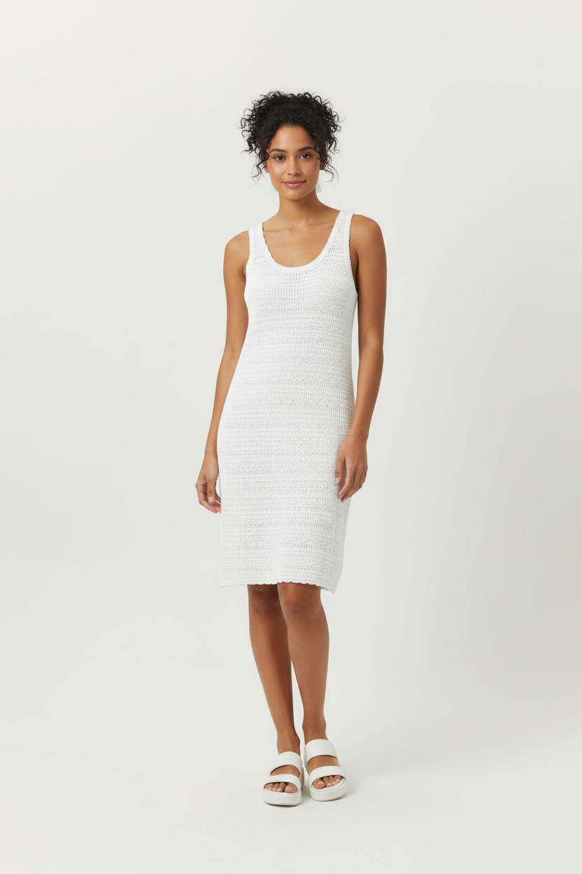 Robe Crochet Blanche - Taille S/36 de la marque Petite Mendigote | PARAD91437 - Vendu par Paradigme - Image 1