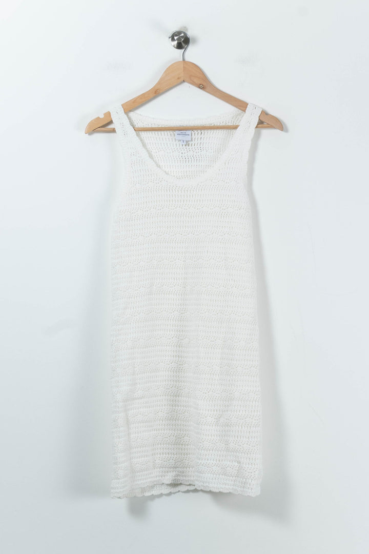 Robe Crochet Blanche - Taille S/36 de la marque Petite Mendigote | PARAD91437 - Vendu par Paradigme - Image 2